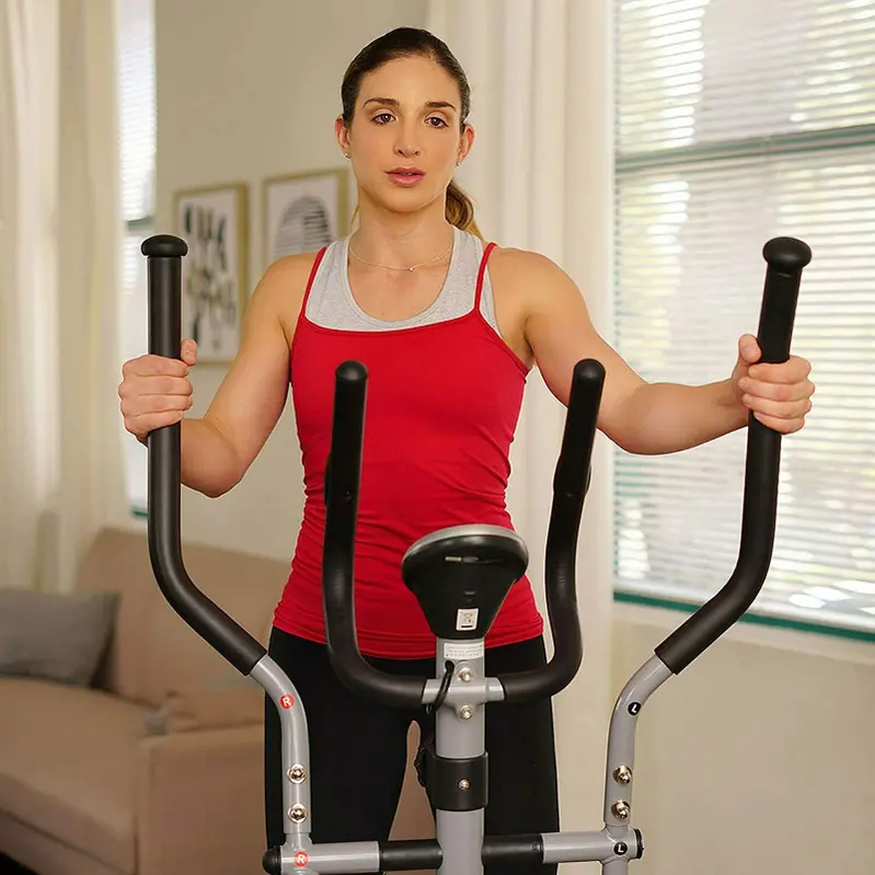 Space-Saving Magnetic Elliptical Machine for Gentle, Effective Home Exercise