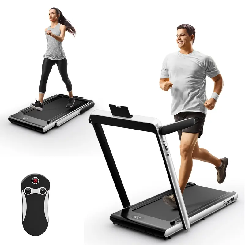 Space-Saving Under-Desk Walking Treadmill with Touchscreen Interface and 2.25 HP Motor