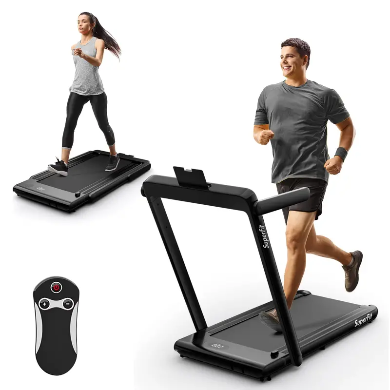 Space-Saving Under-Desk Walking Treadmill with Touchscreen Interface and 2.25 HP Motor