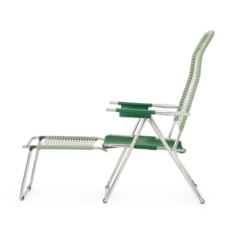 Spaghetti Sage Green Outdoor Lounge Chair – Weather-Resistant Seating