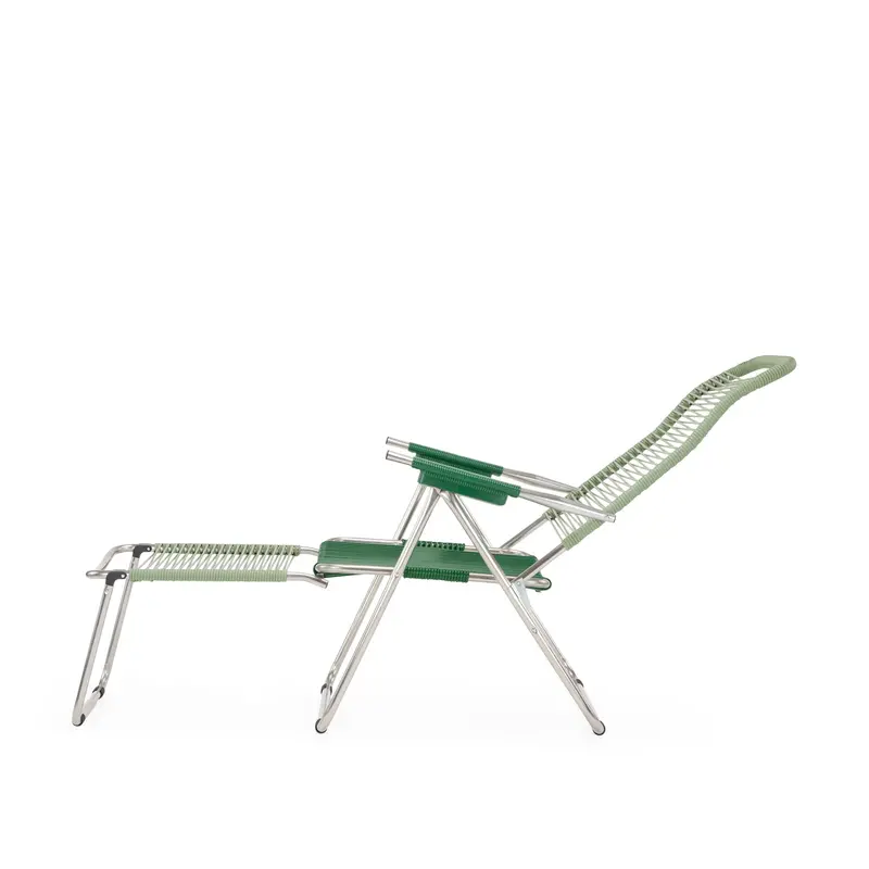 Spaghetti Sage Green Outdoor Lounge Chair – Weather-Resistant Seating