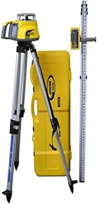 Spectra LL300N-2 Laser Level Kit – Includes HL450 Detector & Lightweight Aluminum Tripod