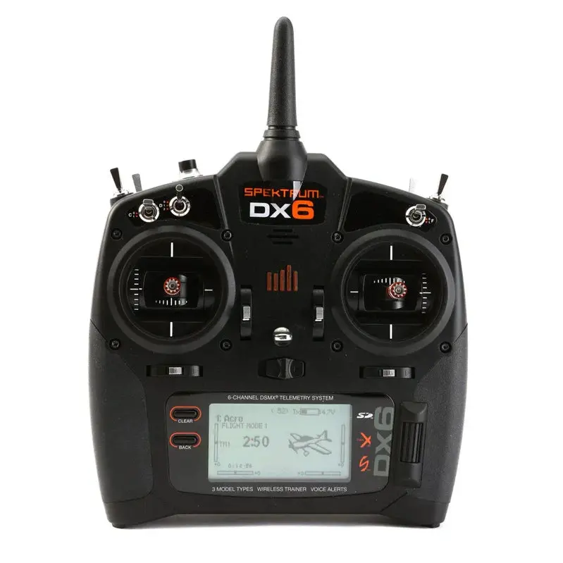 Spektrum DX6 6-Channel DSMX RC Transmitter – Bundled with AR610 Receiver for Reliable Control