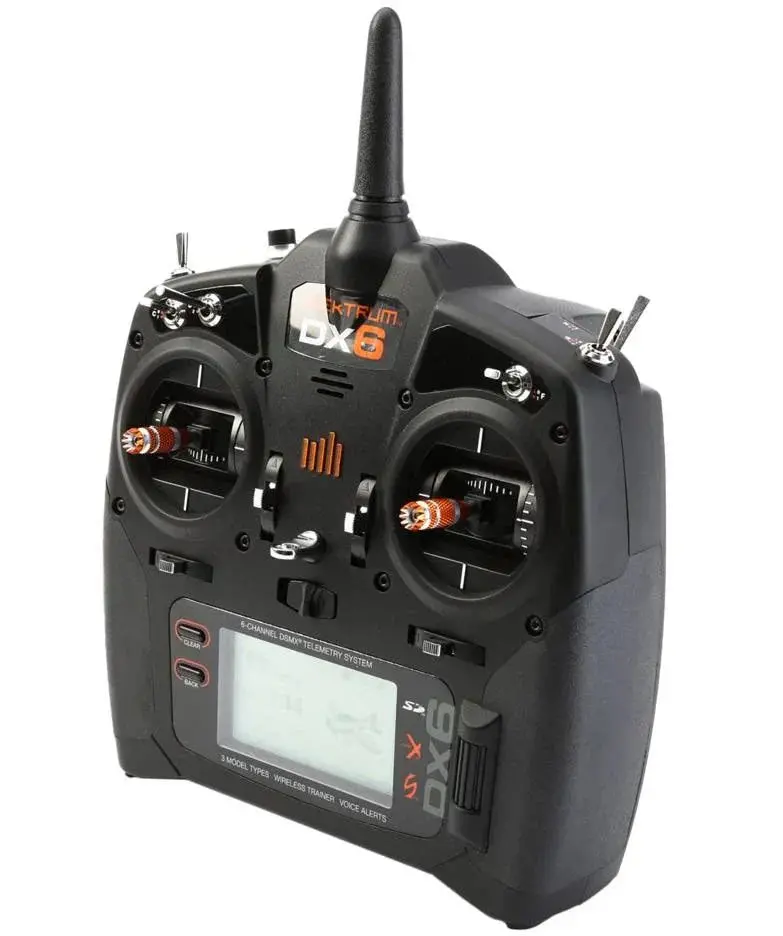 Spektrum DX6 6-Channel DSMX RC Transmitter – Bundled with AR610 Receiver for Reliable Control