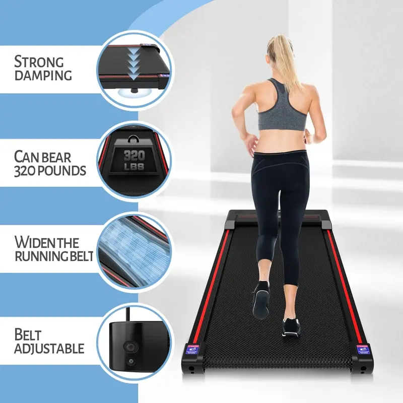 Sperax Under-Desk Walking Treadmill – Space-Saving Fitness Solution for Home Offices
