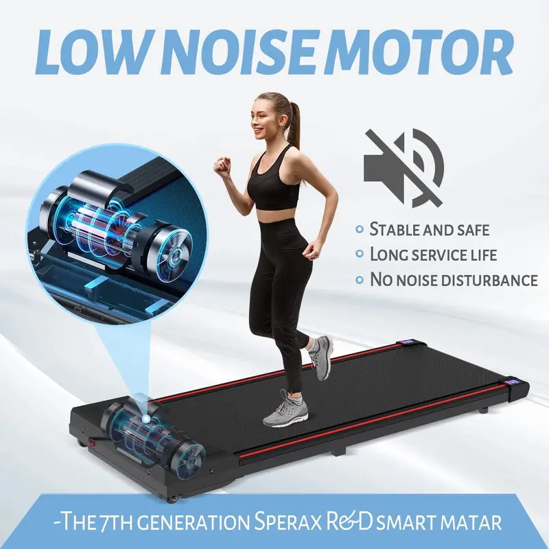 Sperax Under-Desk Walking Treadmill – Space-Saving Fitness Solution for Home Offices