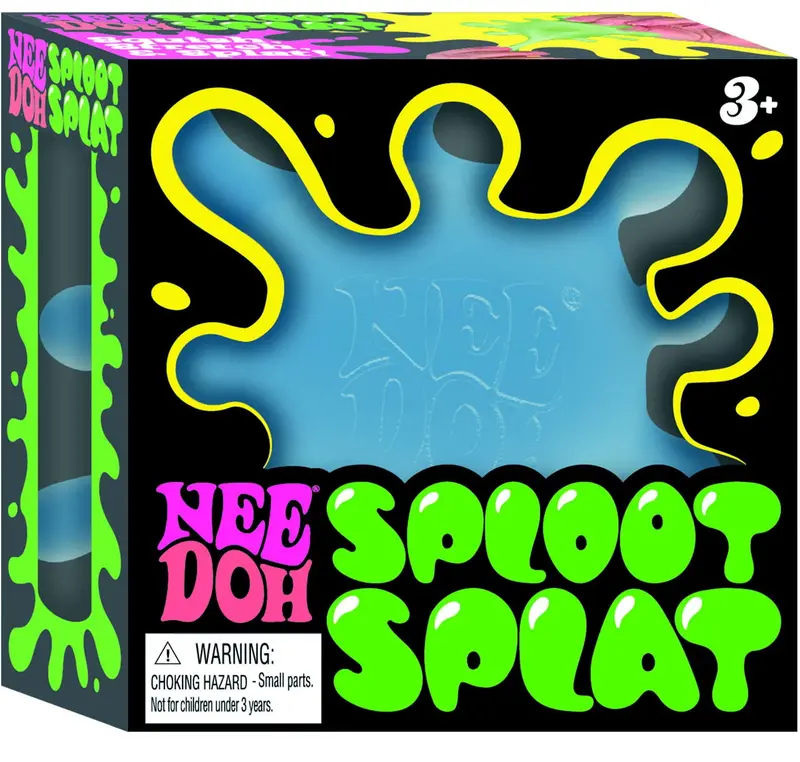 Sploot Splat Blue Stress Relief Ball – Soft, Squishy Sensory Fidget Toy