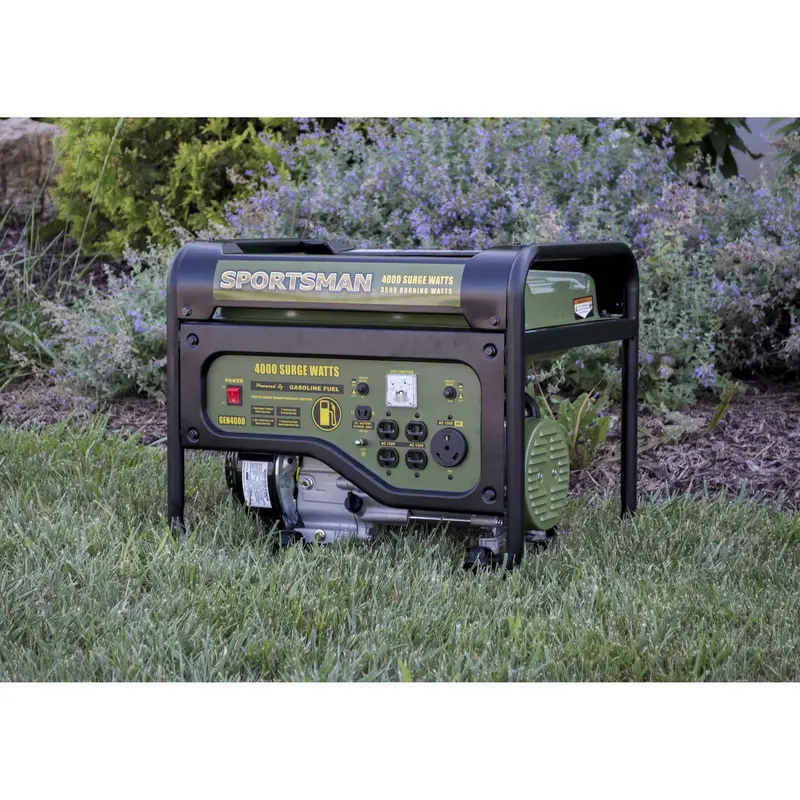 Sportsman 4000W Portable Gas Generator Featuring Electric Start and Reliable Dual-Fuel Capability