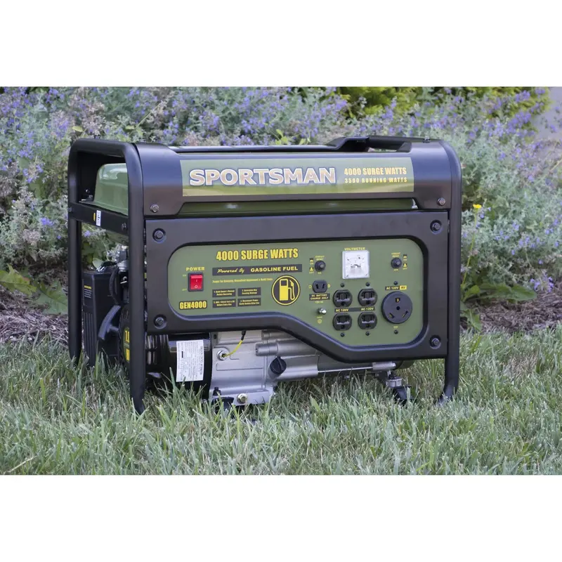 Sportsman 4000W Portable Gas Generator Featuring Electric Start and Reliable Dual-Fuel Capability