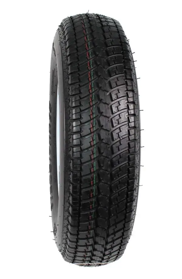 ST205/75D15 Trailer Tire and Wheel Assembly – Two-Pack, LRC Load Rating, Classic White Spoke Finish