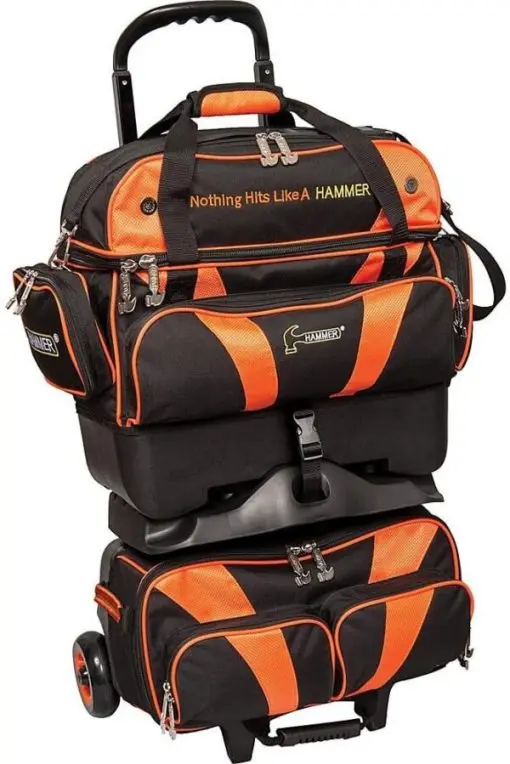 Stackable 4-Ball Bowling Bag Designed for Convenient Transport and Space-Saving Storage