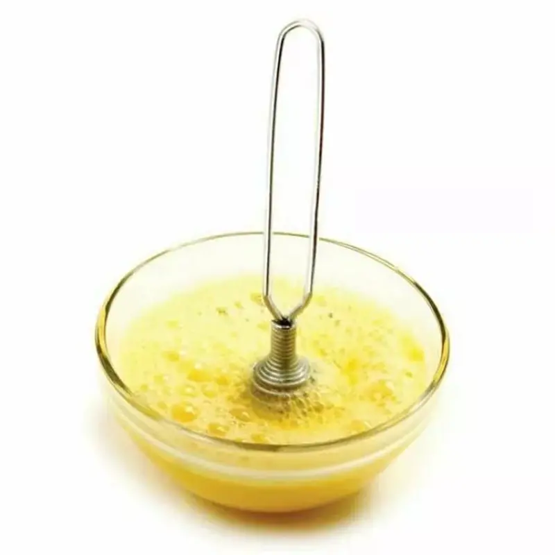 Stainless Steel Coil Whisk – Spring-Style Hand Whisk for Cream, Eggs, Sauces, and Light Batters