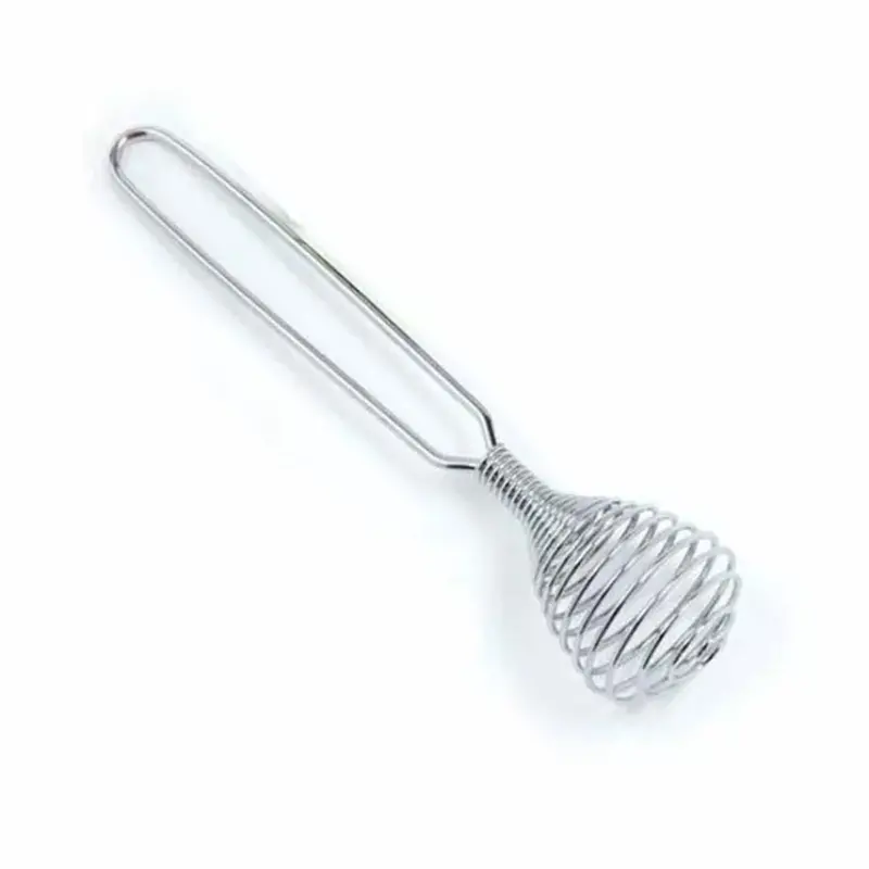 Stainless Steel Coil Whisk – Spring-Style Hand Whisk for Cream, Eggs, Sauces, and Light Batters