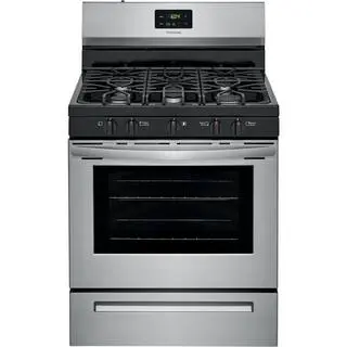 Stainless Steel Freestanding Gas Range – 30" Wide, 5-Burner Configuration by Frigidaire