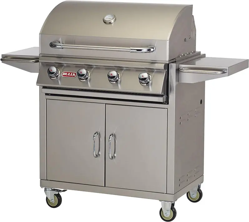 Stainless Steel Natural Gas Drop-In Grill Head – Outlaw Series for Custom Built-In or Freestanding Installations