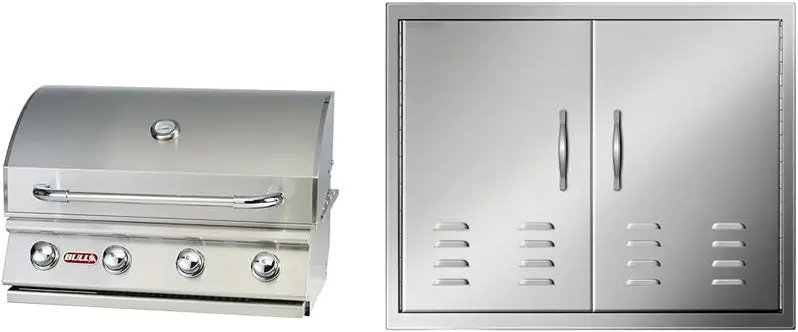 Stainless Steel Natural Gas Drop-In Grill Head – Outlaw Series for Custom Built-In or Freestanding Installations