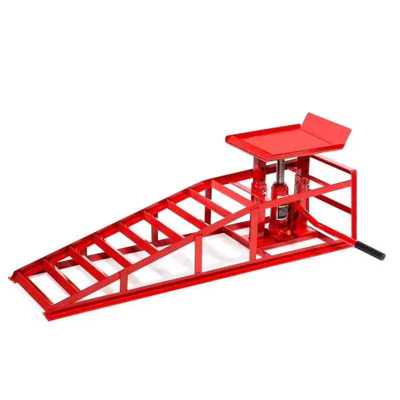 Stark USA Heavy-Duty Hydraulic Vehicle Ramp – 50525 Model for Cars, Trucks, and SUVs