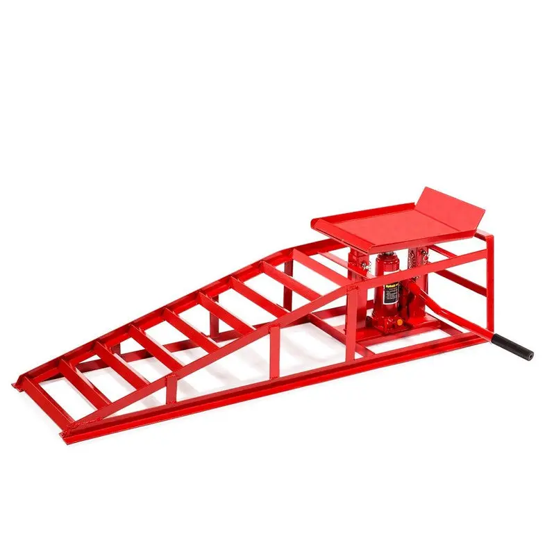 Stark USA Heavy-Duty Hydraulic Vehicle Ramp – 50525 Model for Cars, Trucks, and SUVs