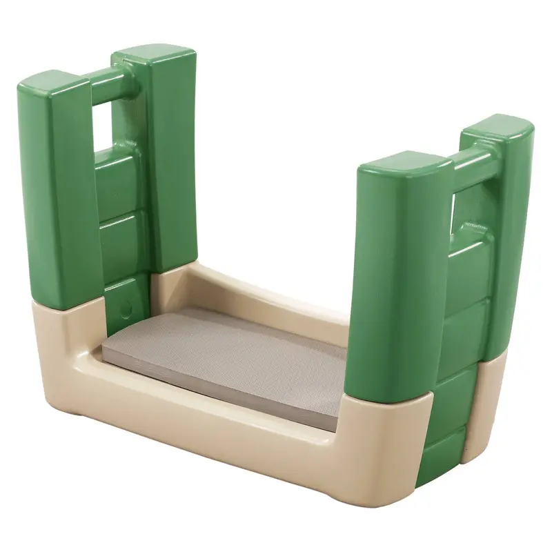 Step2 Garden Kneeler & Seat – Dual-Use Outdoor Tool with Padded Cushioned Surface for Comfortable Gardening (Green)