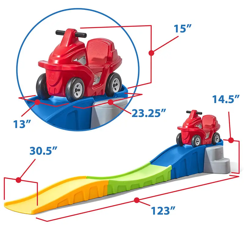 Step2 Roller Coaster Ride-On Toy – Anniversary Edition Interactive Play Vehicle for Toddlers