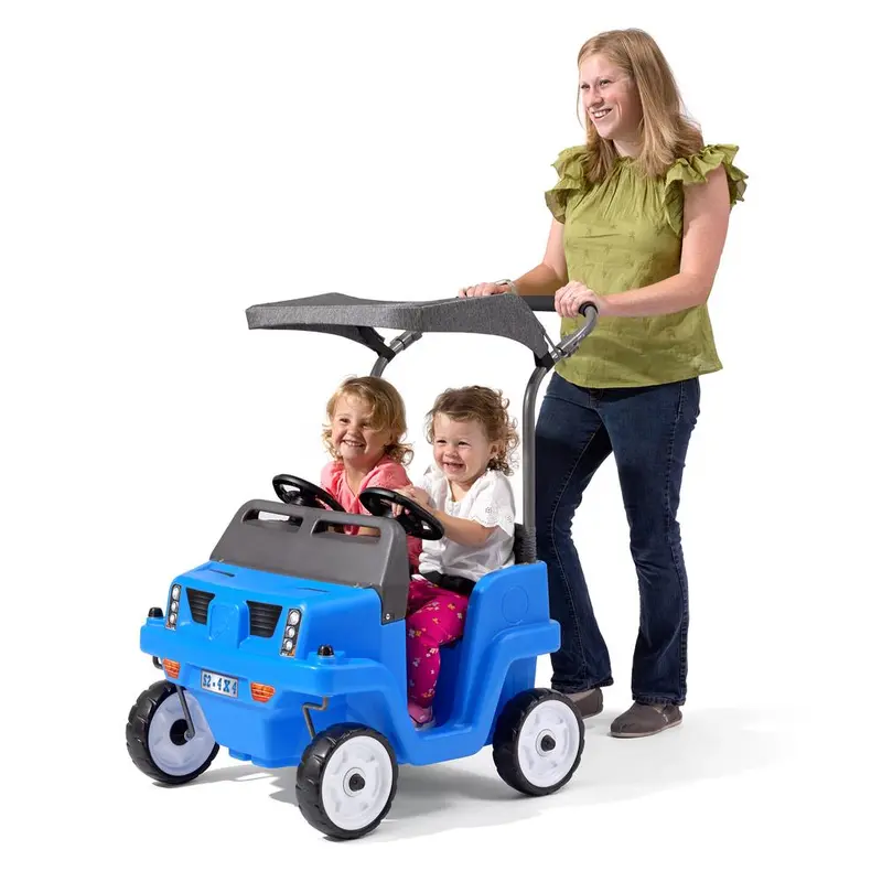 Step2 Side-by-Side Push SUV Ride-On Toy – Two-Seat Toddler Vehicle with Realistic Design and Easy-Push Mobility