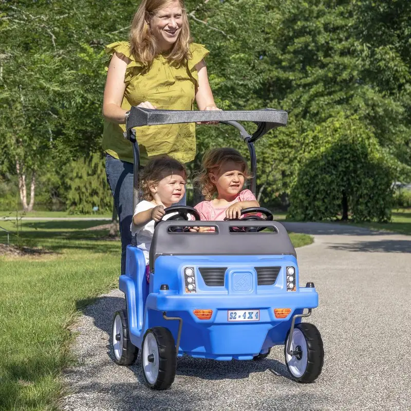 Step2 Side-by-Side Push SUV Ride-On Toy – Two-Seat Toddler Vehicle with Realistic Design and Easy-Push Mobility 2