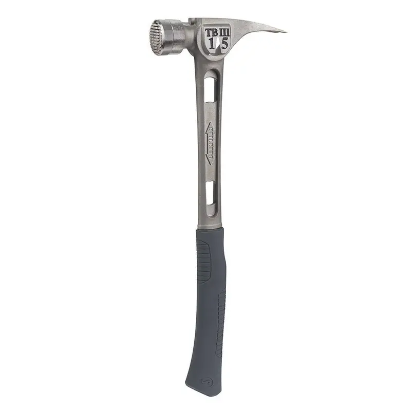 Stiletto TB3MC Titanium Hammer – 15-Ounce Professional Tool with Ergonomic Curved Handle & Precision-Milled Face