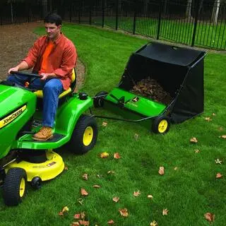 STS-42JDC 42-Inch Tow-Behind Lawn Sweeper – 24 Cubic Foot Debris Capacity