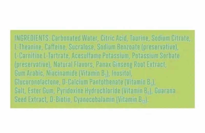 Sugar-Free Lime Slush Energy Drink – 200 mg Caffeine, Low-Calorie Formula, 12-Pack (12 fl oz)