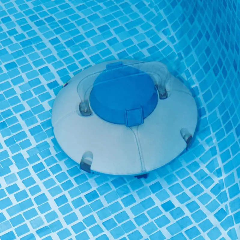 Summer Waves P56000024 Cordless Robotic Pool Cleaner – Rechargeable, Flat-Surface Navigation System
