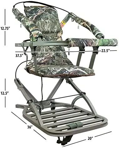 Summit Viper SD Tree Climbing Stand – Compact Aluminum Design with Integrated Harness & Comfort Seating