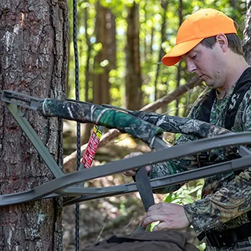 Summit Viper SD Tree Climbing Stand – Compact Aluminum Design with Integrated Harness & Comfort Seating
