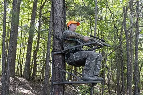Summit Viper SD Tree Climbing Stand – Compact Aluminum Design with Integrated Harness & Comfort Seating