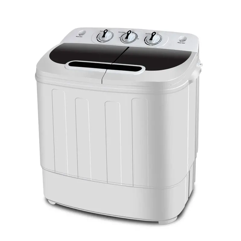 Super Deal 13-Lb Twin-Tub Portable Washing Machine – Compact Wash & Spin Cycle Unit