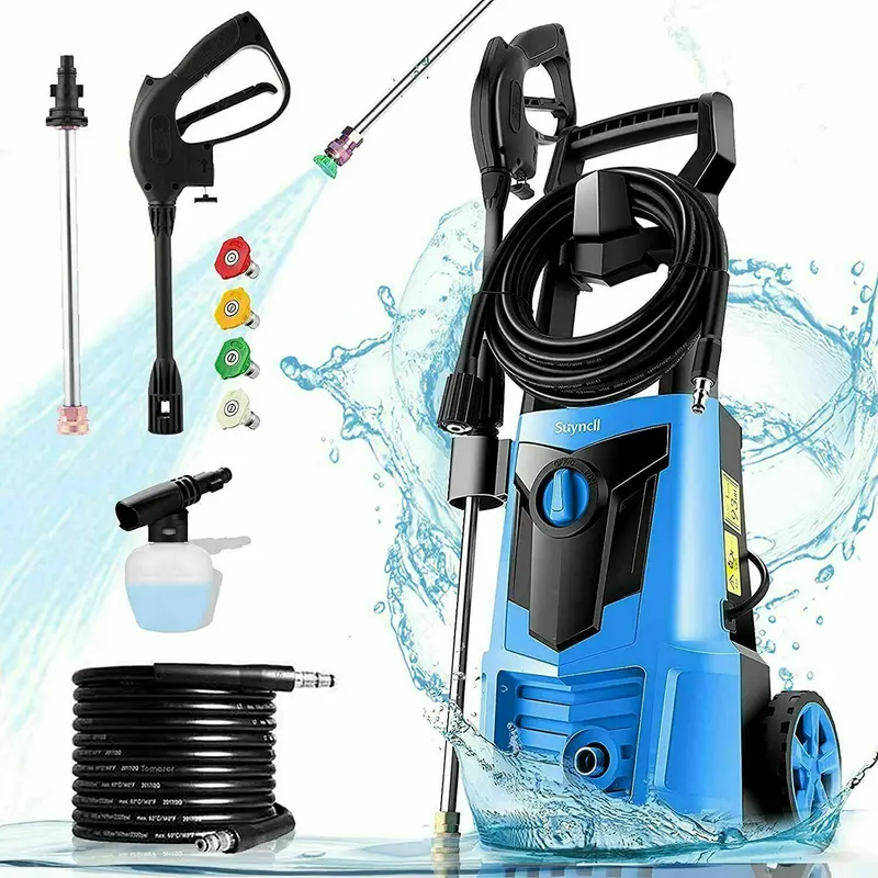 Suyncll 3000 PSI Electric Pressure Washer – 2.4 GPM Heavy-Duty Cleaning Unit