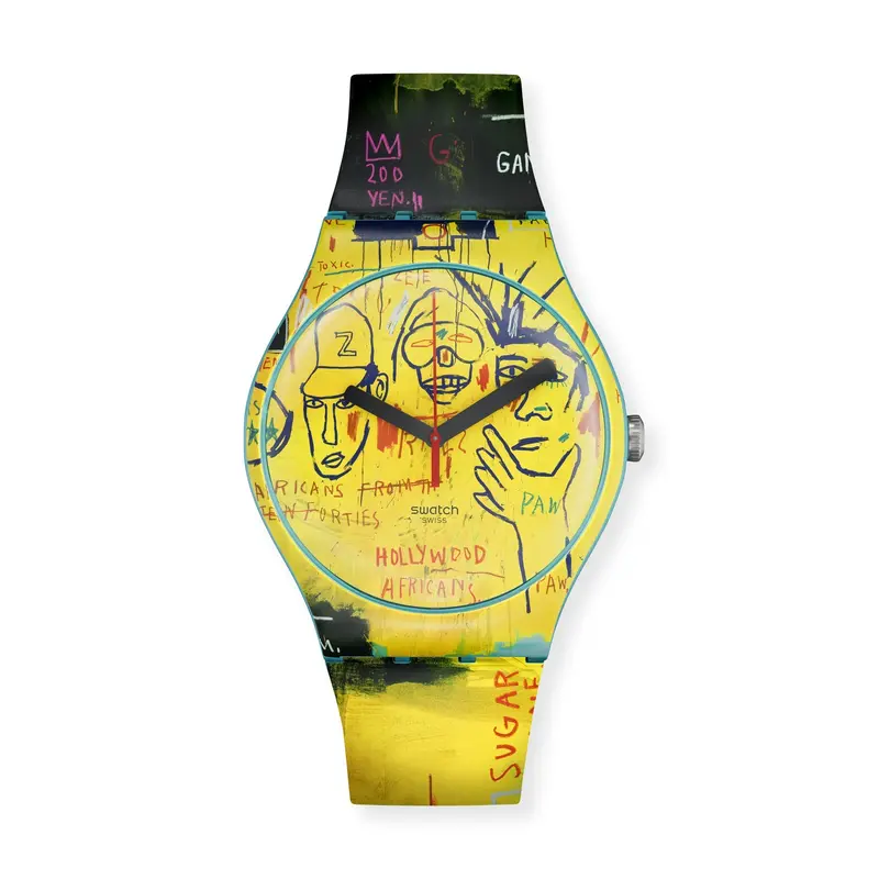 Swatch x Jean-Michel Basquiat Limited-Edition Watch – Sunny Yellow Design