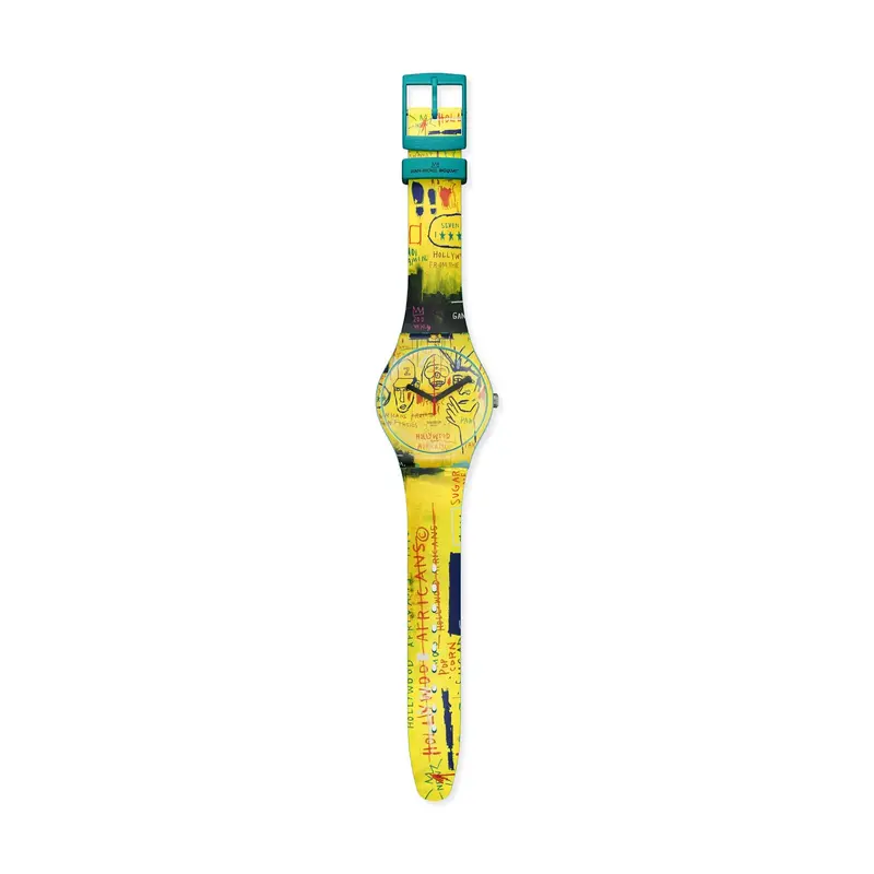 Swatch x Jean-Michel Basquiat Limited-Edition Watch – Sunny Yellow Design