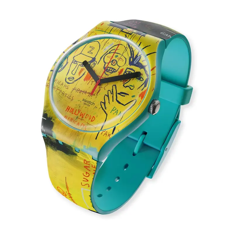 Swatch x Jean-Michel Basquiat Limited-Edition Watch – Sunny Yellow Design