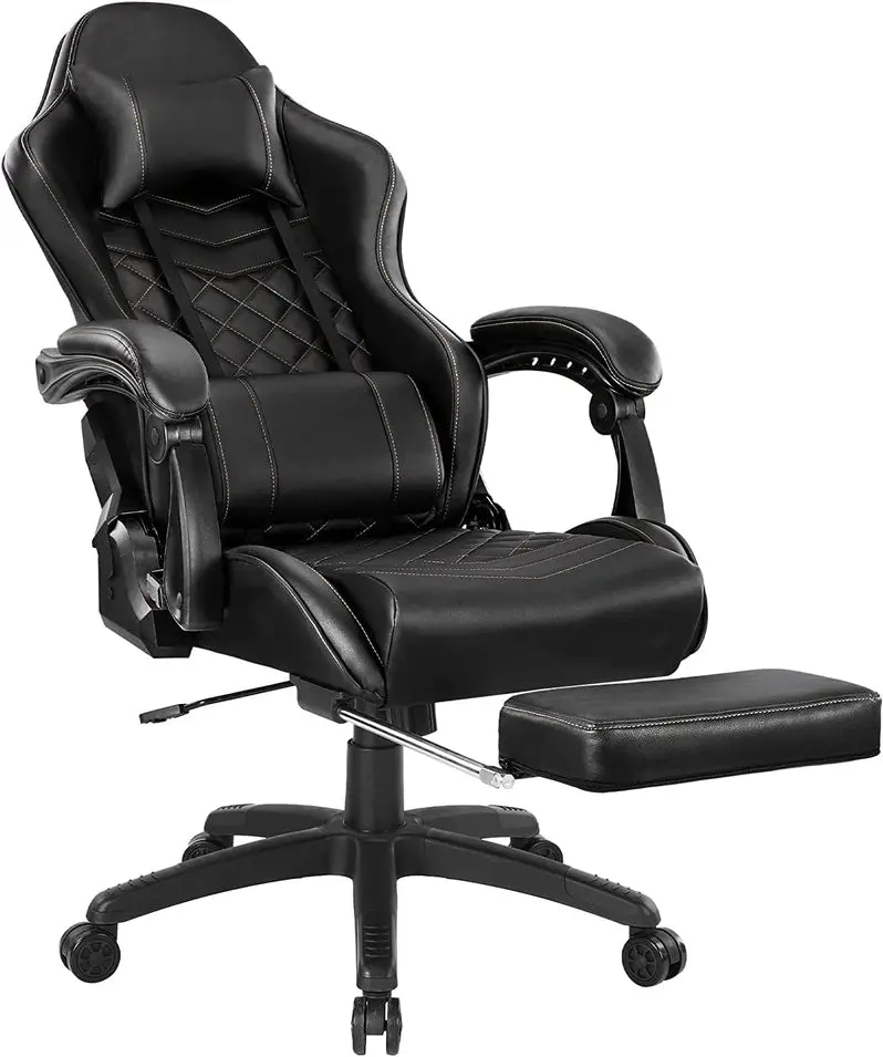 Tall Ergonomic Executive Office Chair – PU Leather Upholstered Computer Seating
