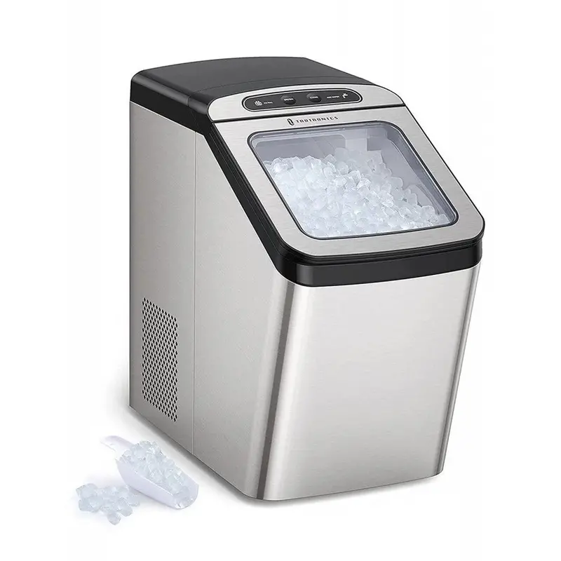 Taotronic Sonic Nugget Ice Maker – Countertop Chewable Ice Dispenser with Rapid 10-Minute Cycle