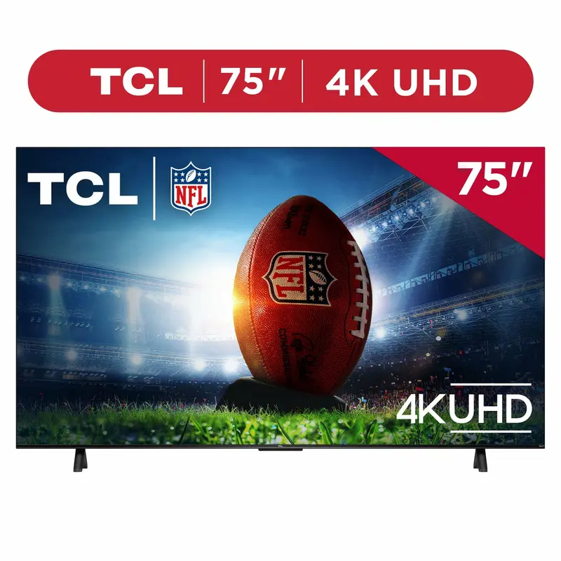 TCL 75" 4-Series 4K UHD Roku Smart TV with HDR and Voice Remote