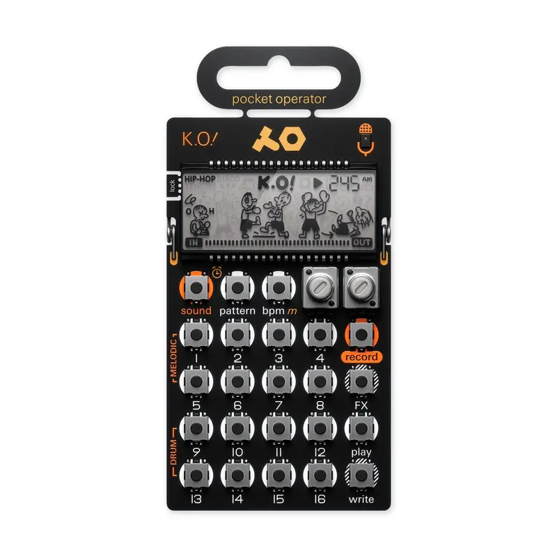 Teenage Engineering PO-33 K.O! – Rugged Pocket Synthesizer with Looper