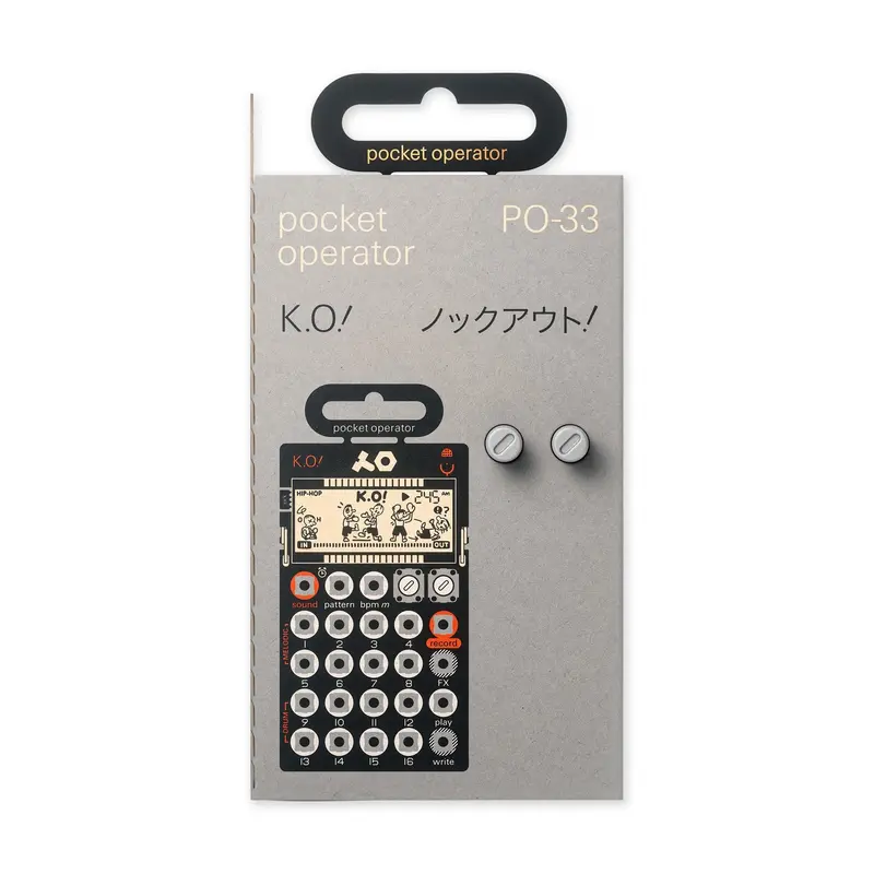 Teenage Engineering PO-33 K.O! – Rugged Pocket Synthesizer with Looper