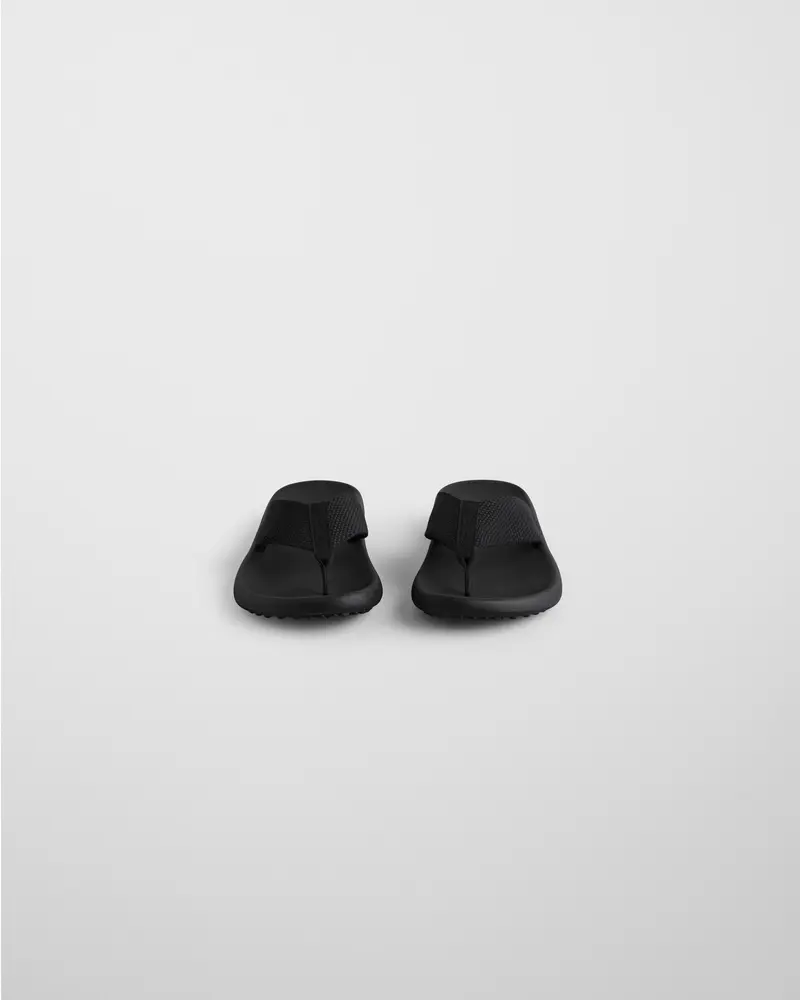 Textured Eva Flip-Flop In Black 2
