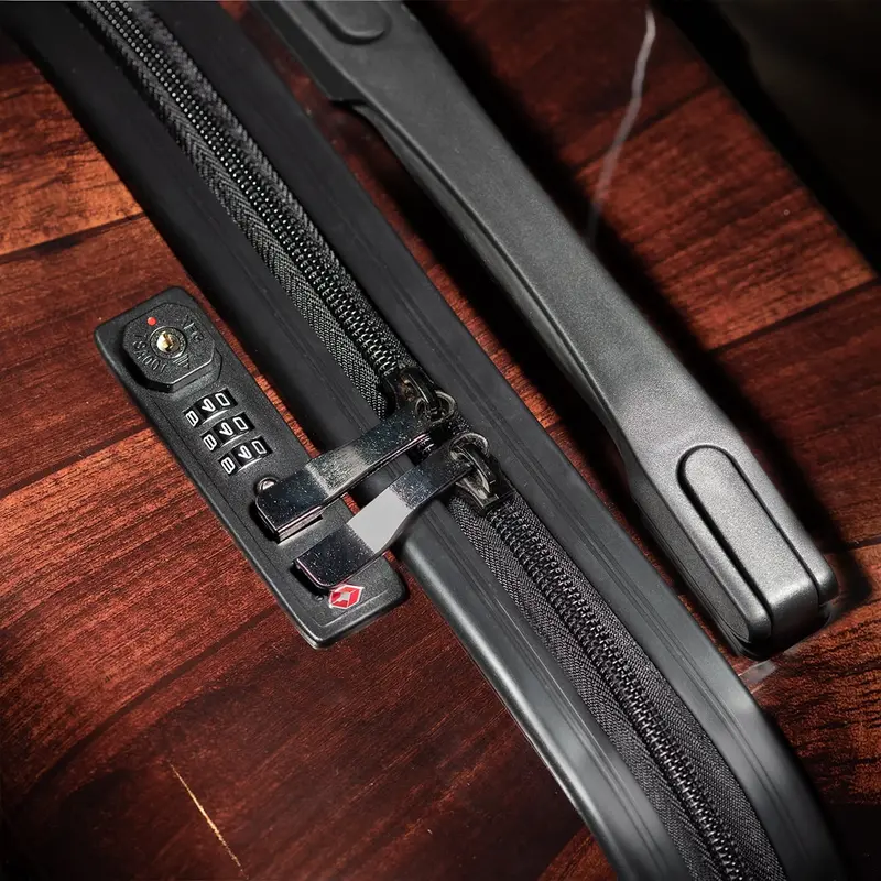 The Ten Wine Luggage – TSA-Approved Hard-Shell Spinner Suitcase Engineered to Safely Transport Up to 10 Bottles