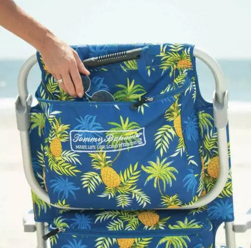 Tommy Bahama Folding Beach Deck Chairs – 2-Pack Lightweight Portable Seating for Sand or Patio