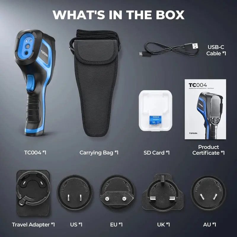 TOPDON Professional Thermal Imaging Camera – 256 × 192 IR Resolution for Precision Diagnostics