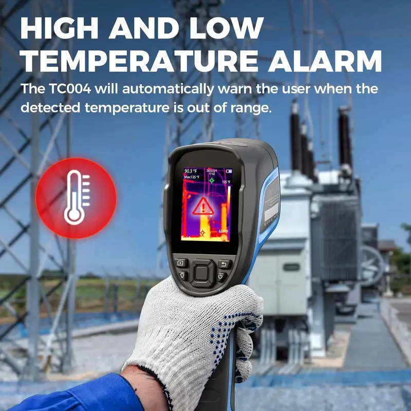 TOPDON Professional Thermal Imaging Camera – 256 × 192 IR Resolution for Precision Diagnostics