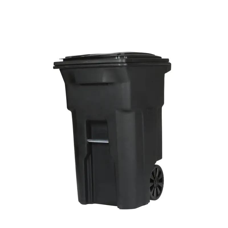 Toter 64-Gallon Outdoor Wheeled Garbage Can with Locking Lid