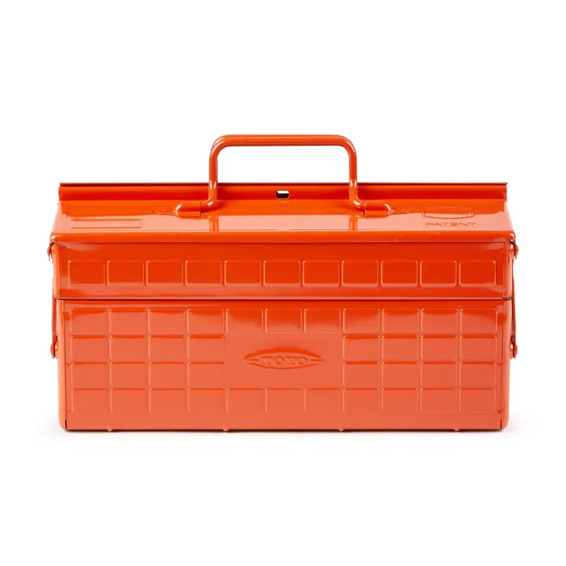 Toyo ST-350 Compact Portable Tool Box – Burnt Orange Finish